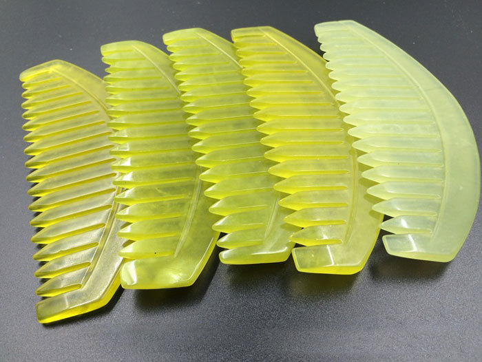 Natural jade massage comb No.417