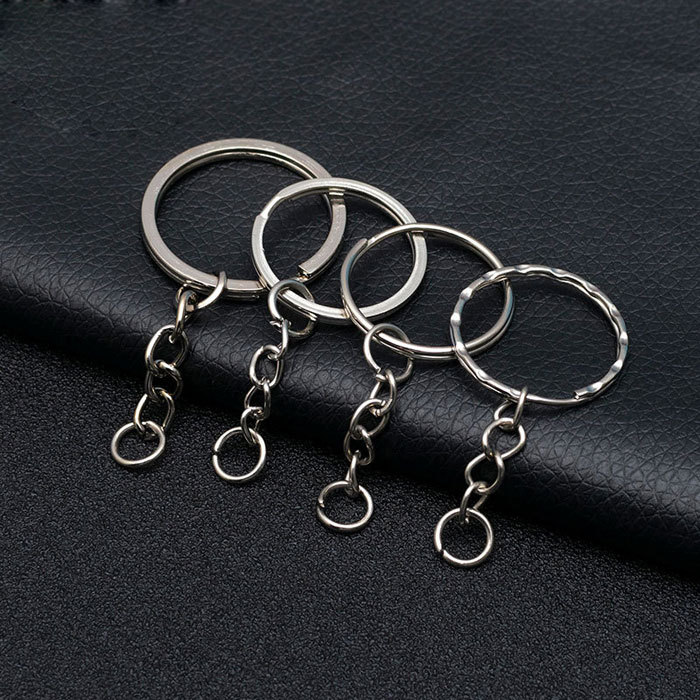 Keychain with iron ring 100pcs