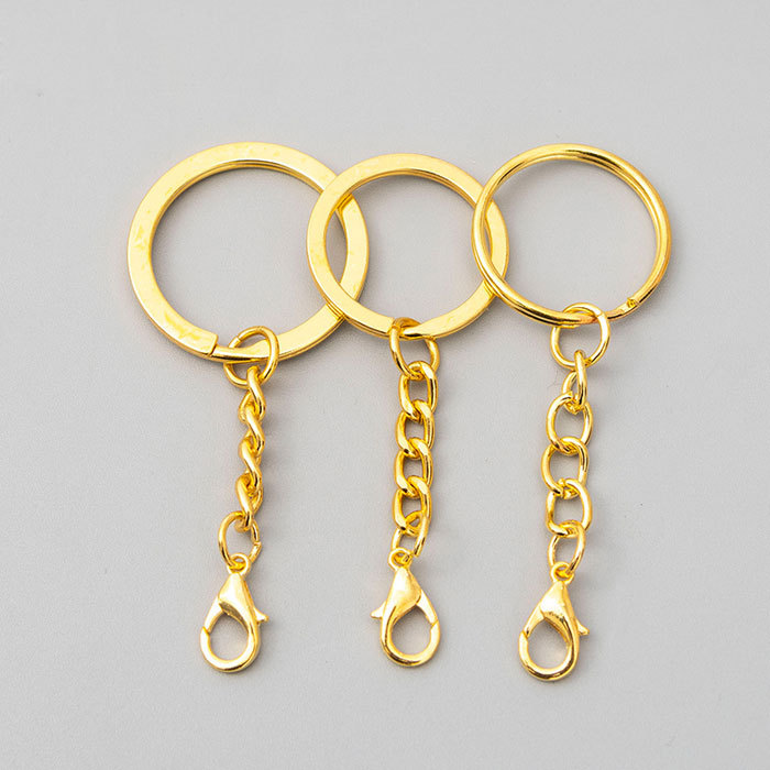Gold plated key chain with 303 lobster clasp