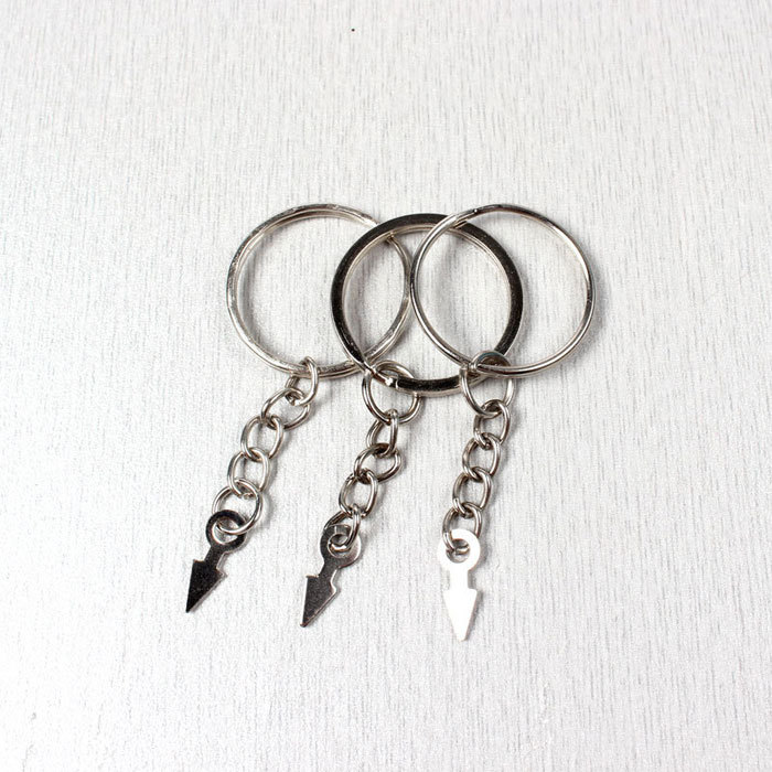 Triangle tip keychain 100pcs