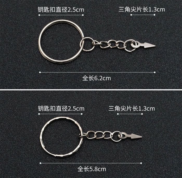 Keychain with triangular tip 100pcs