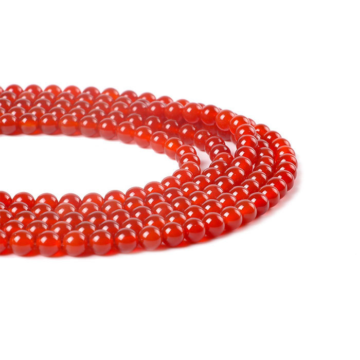 Natural 7A red agate beads
