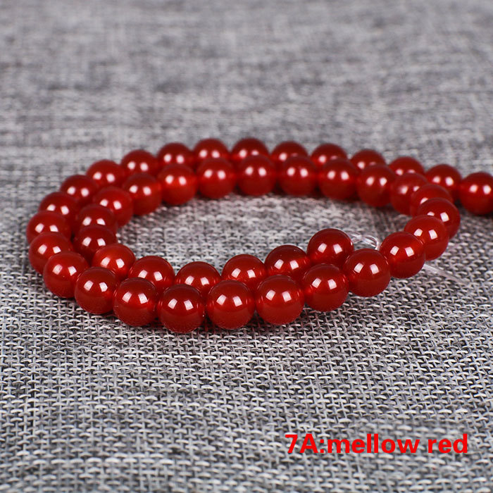 Natural 7A red agate beads