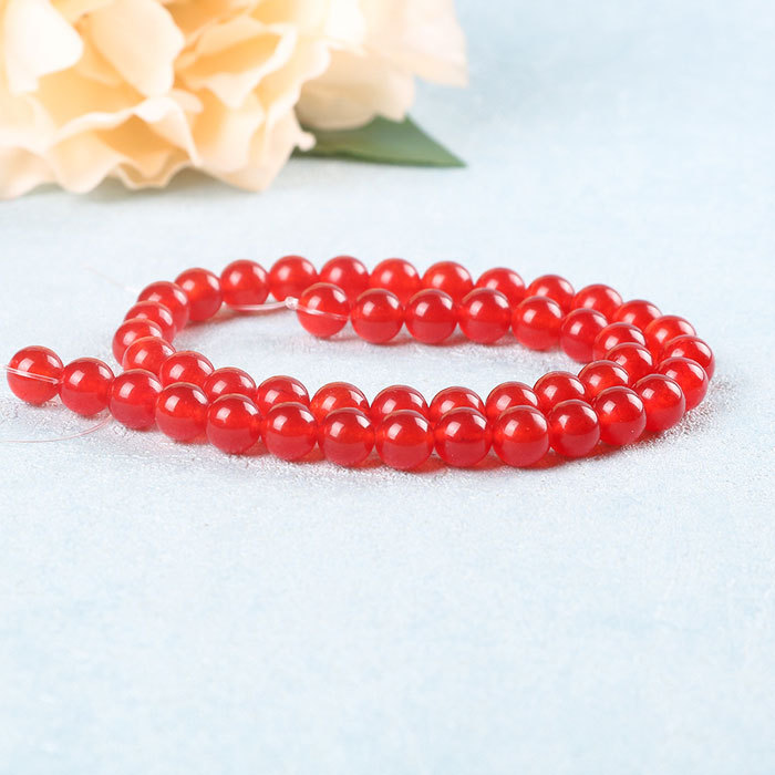Imitation red agate chalcedony  beads
