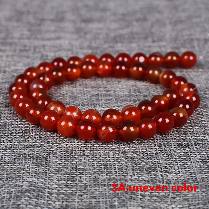Natural 7A red agate beads
