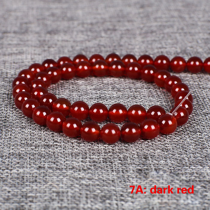 Natural 7A red agate beads