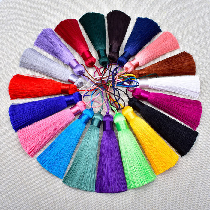 8CM ice silk fat tassel