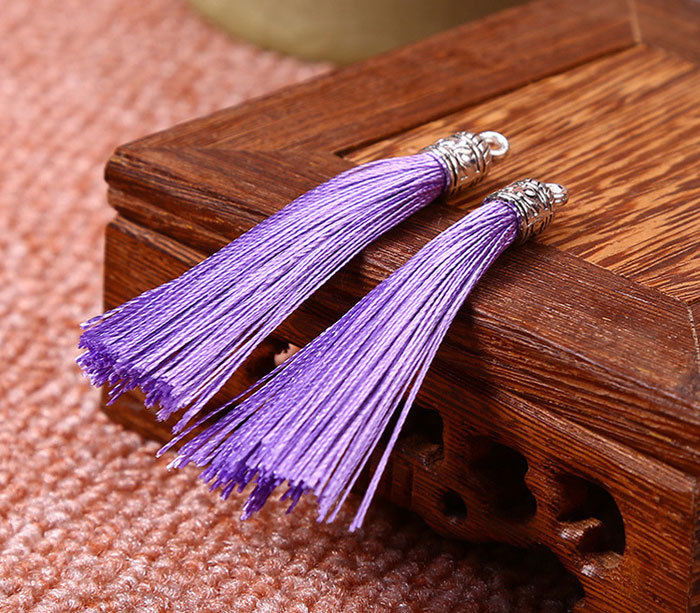 Retro hat dacron little tassel