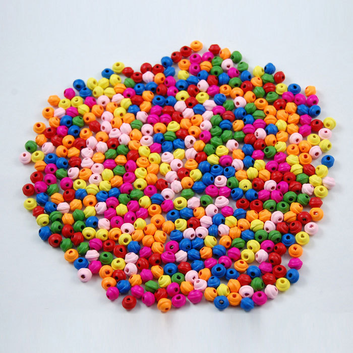 5*6MM Colored wooden beads 100pcs
