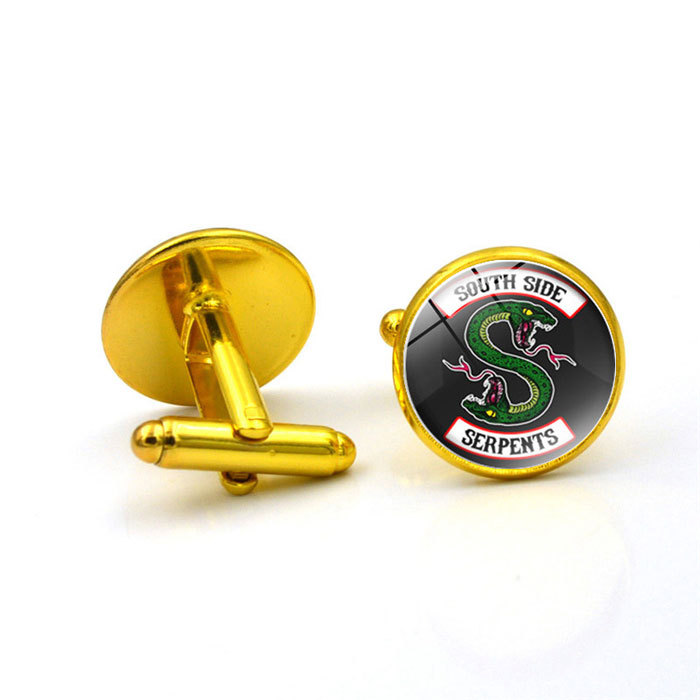 time gem cufflinks - rivaldale