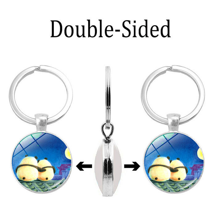 time gem double sided- auspitious panda