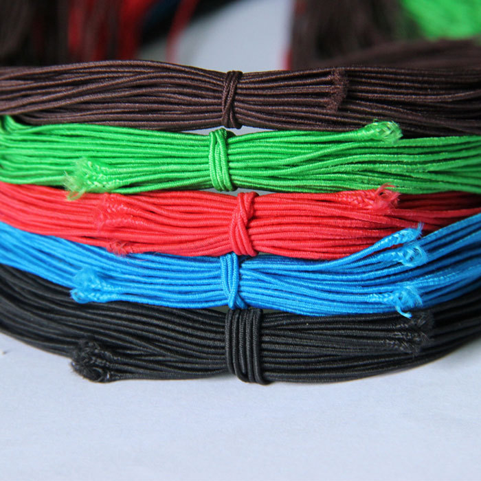 Core-spun yarn beading supplies