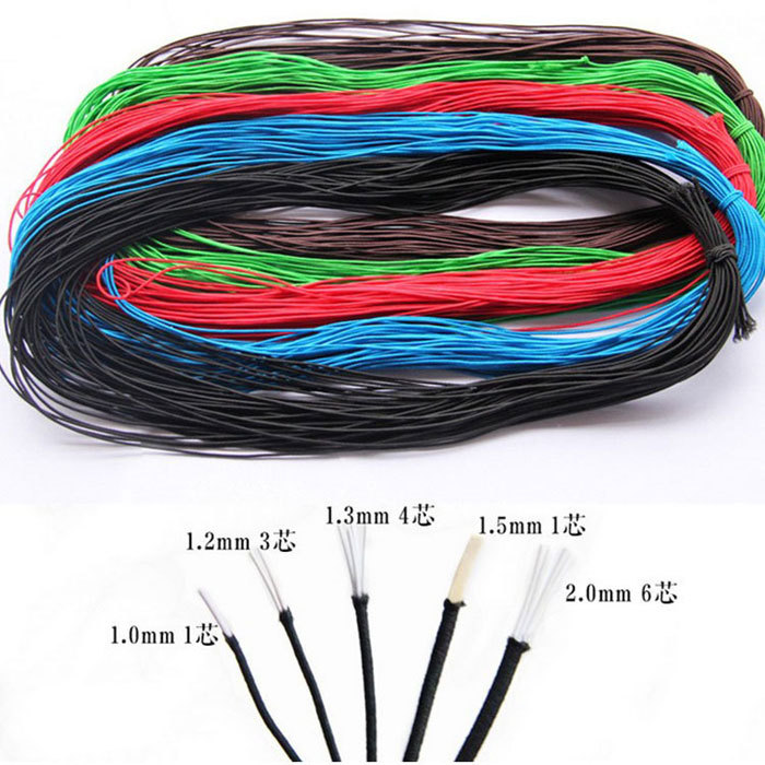 Core-spun yarn beading supplies