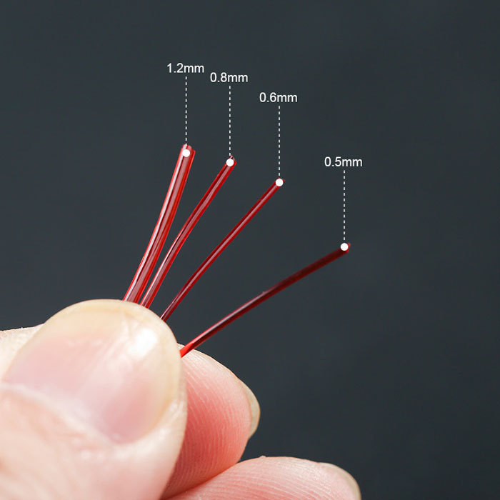 red elastic thread beading supplies