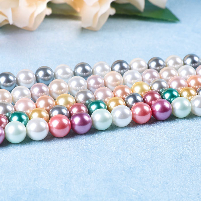 natural pearl shell beads-iridescence