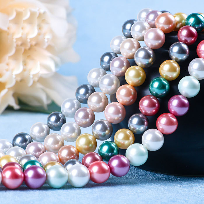 natural pearl shell beads-iridescence