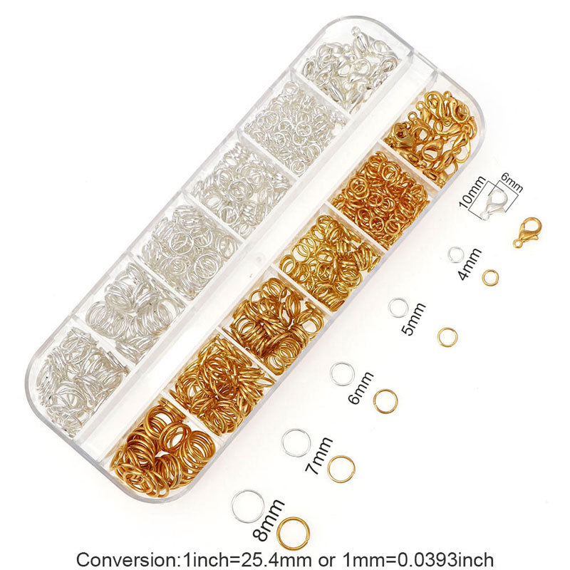 single-ring lobster clasp accessories boxes DIY set