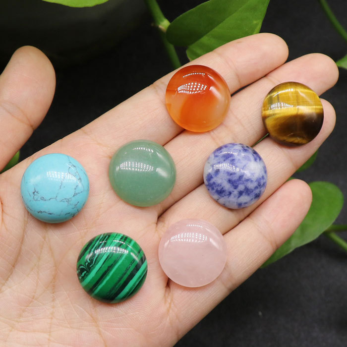 12mm natural stone round beads gem cabochon