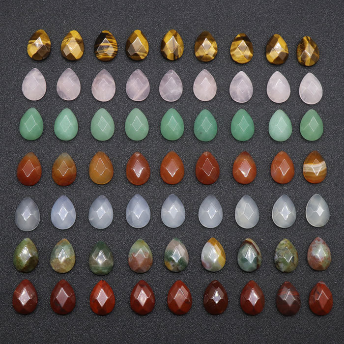 13*18mm natural stone waterdrop gem cabochon