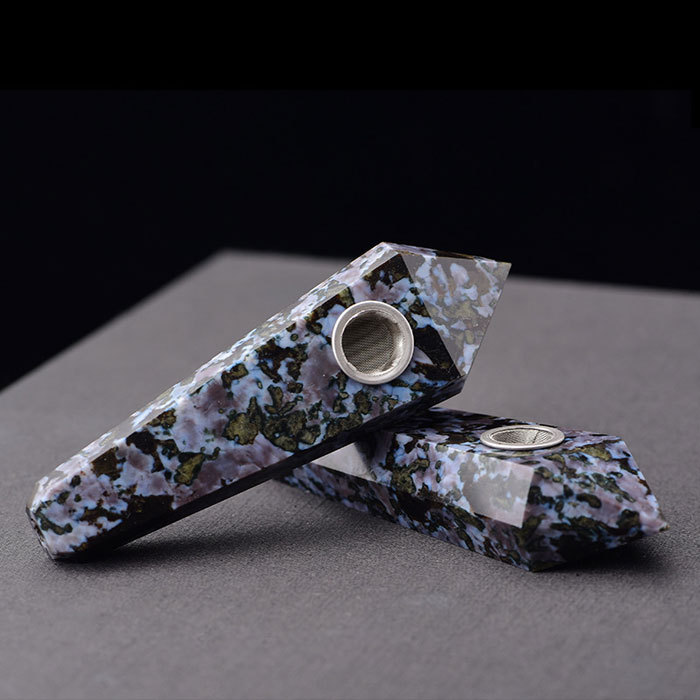 Snowflake stone pipe