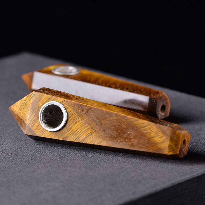 Tiger's Eye stone Pipe
