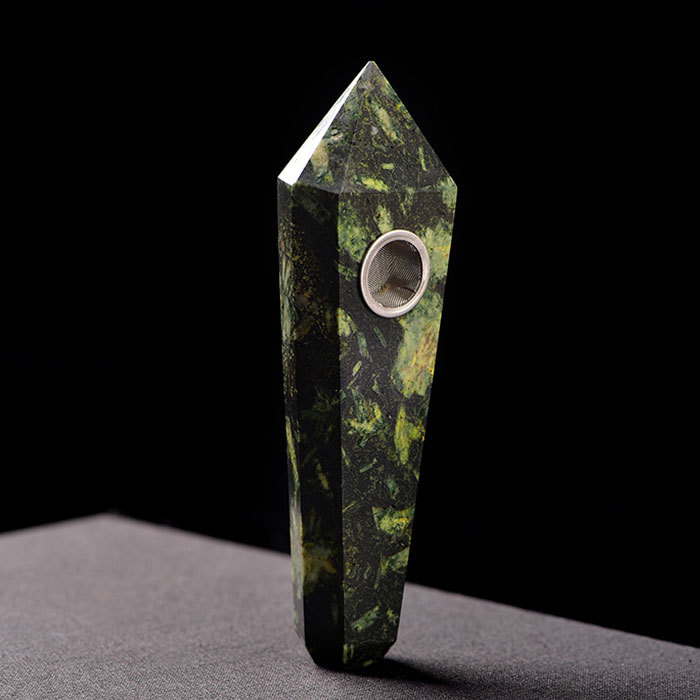 Chrysanthemum stone pipe
