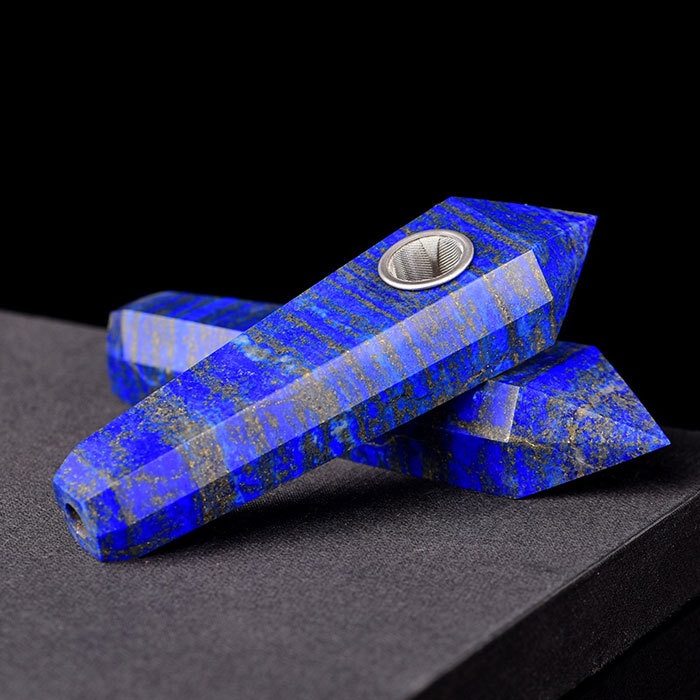 Lapis lazuli pipe
