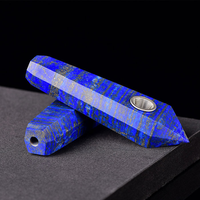 Lapis lazuli pipe