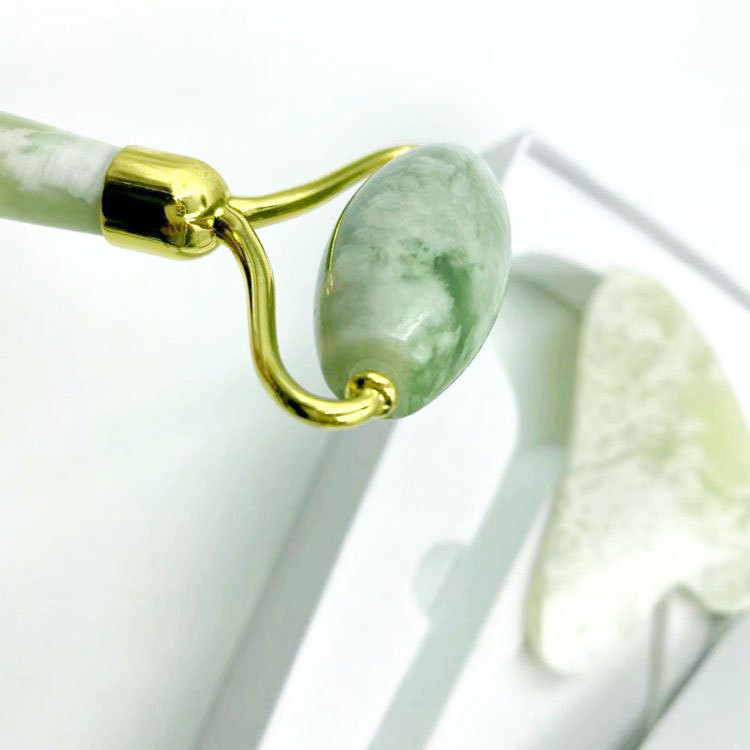 Natural jade massage roller
