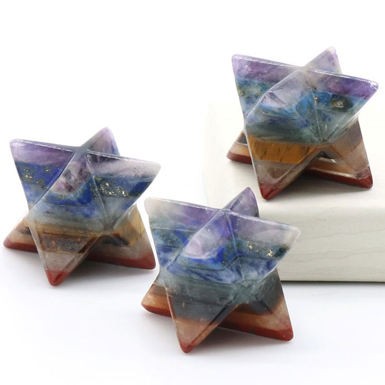 7 chakras pentagram