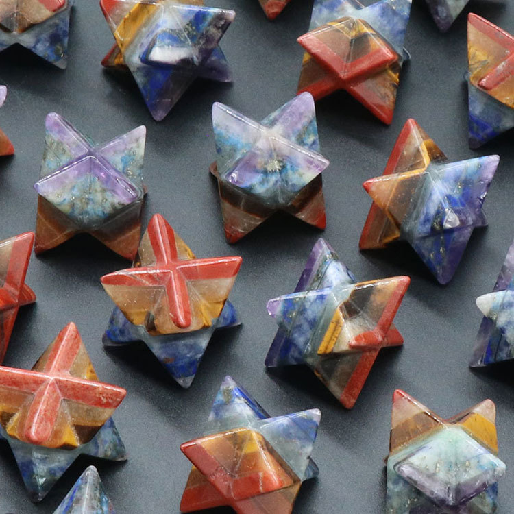 7 chakras pentagram