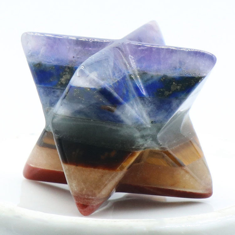 7 chakras pentagram