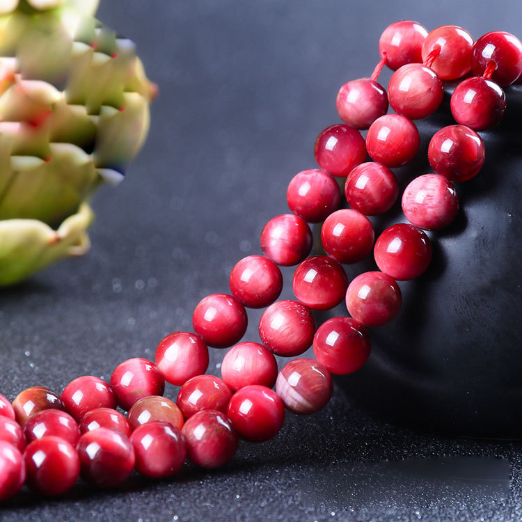 5A sun red tiger's eye loose beads