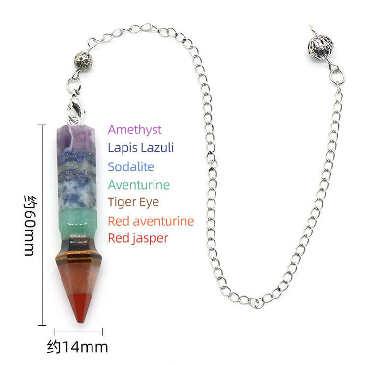 Seven Chakra Yoga Pendulum  (MOQ:20pcs)