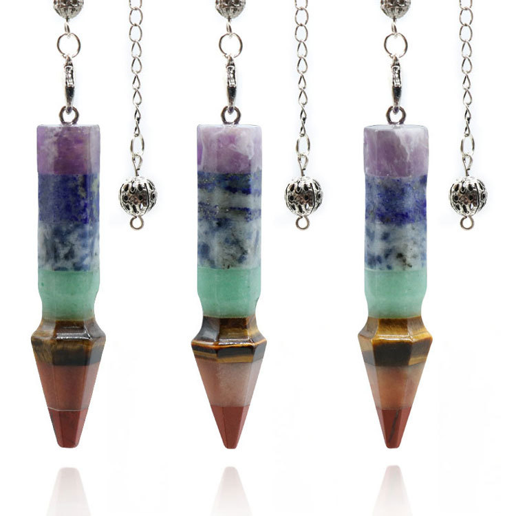 Seven Chakra Yoga Pendulum  (MOQ:20pcs)