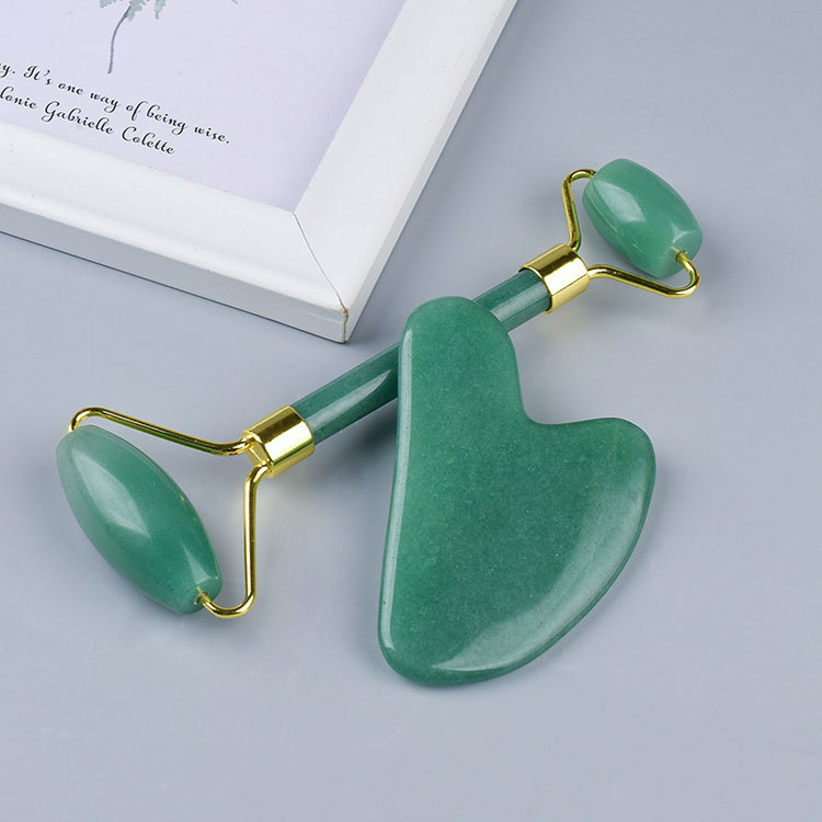 Aventurine Quartz massager set (MOQ:10pcs)