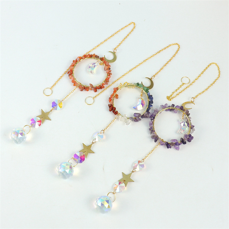Moon Star Crystal Pendant Lighting
