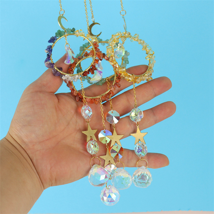 Moon Star Crystal Pendant Lighting