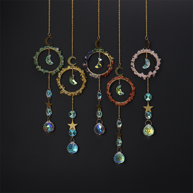 Moon Star Crystal Pendant Lighting