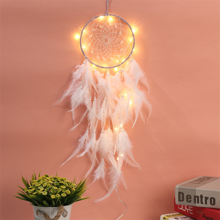 Hand woven dream catcher pendant