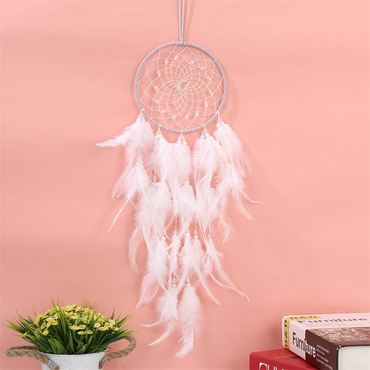Hand woven dream catcher pendant