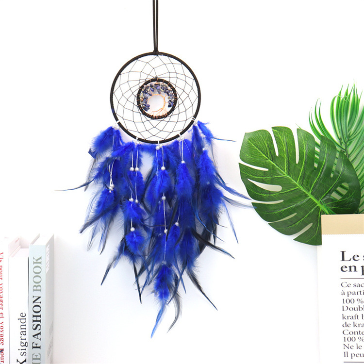 Hand woven dream catcher pendant