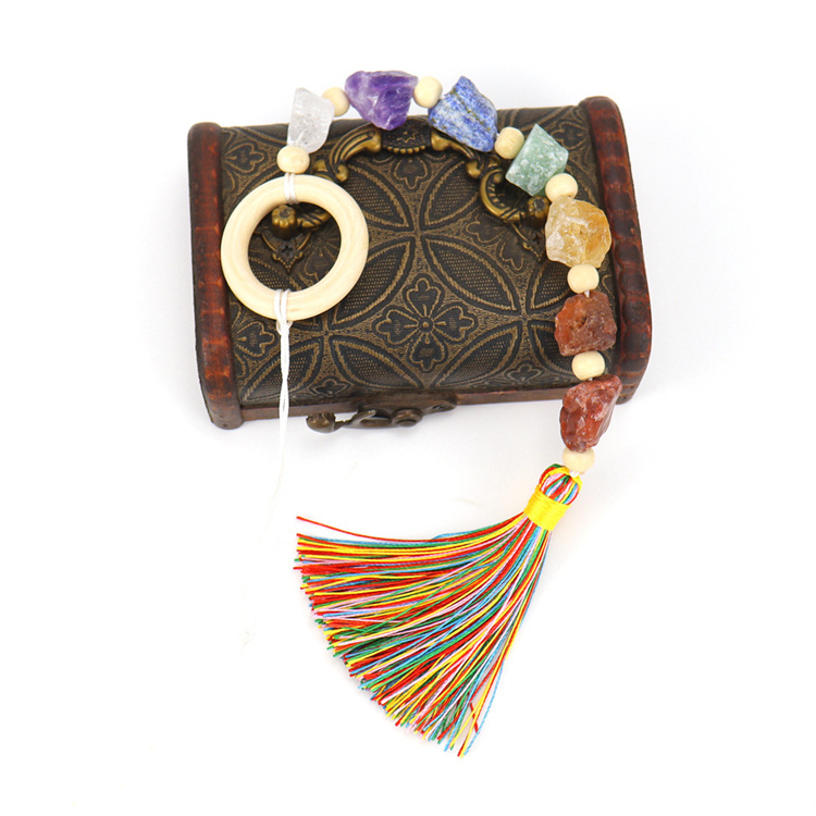 Natural Rough Crystal Beads pendant