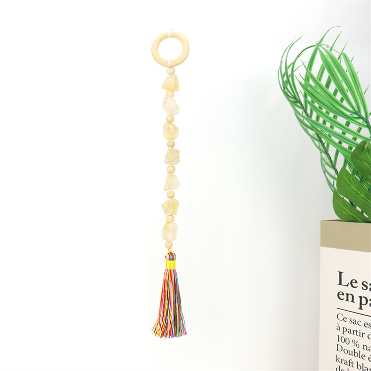 Natural Rough Crystal Beads pendant
