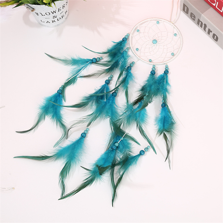 Hand woven dream catcher pendant