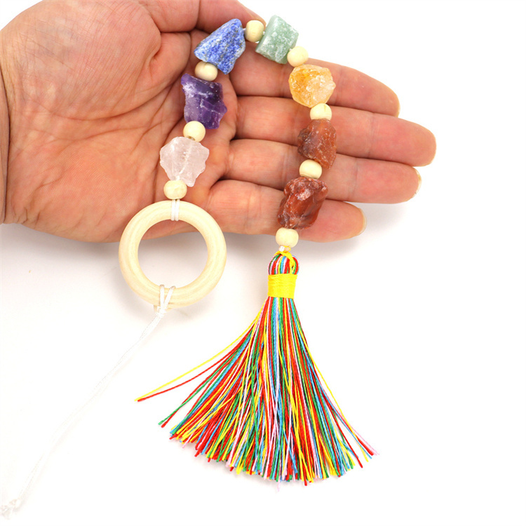 Natural Rough Crystal Beads pendant