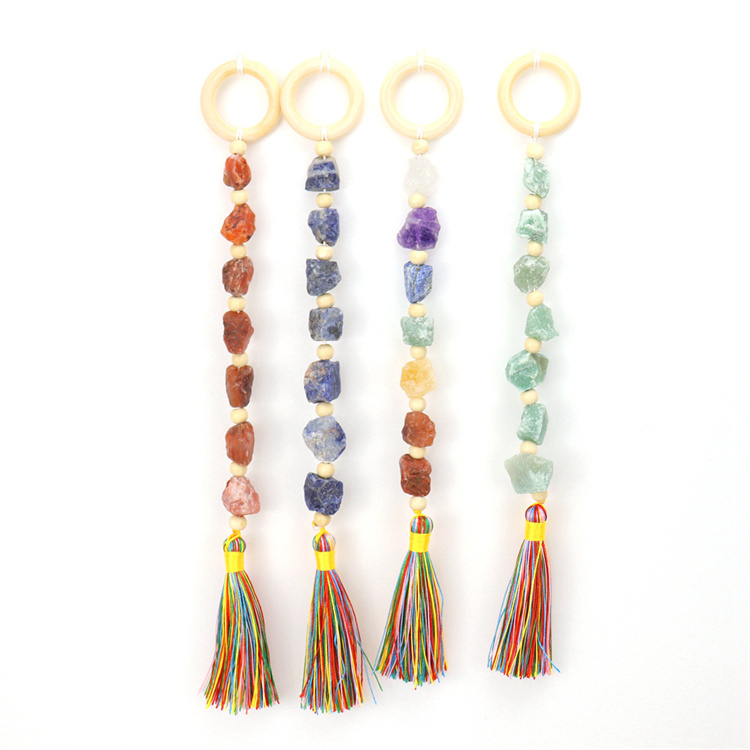 Natural Rough Crystal Beads pendant