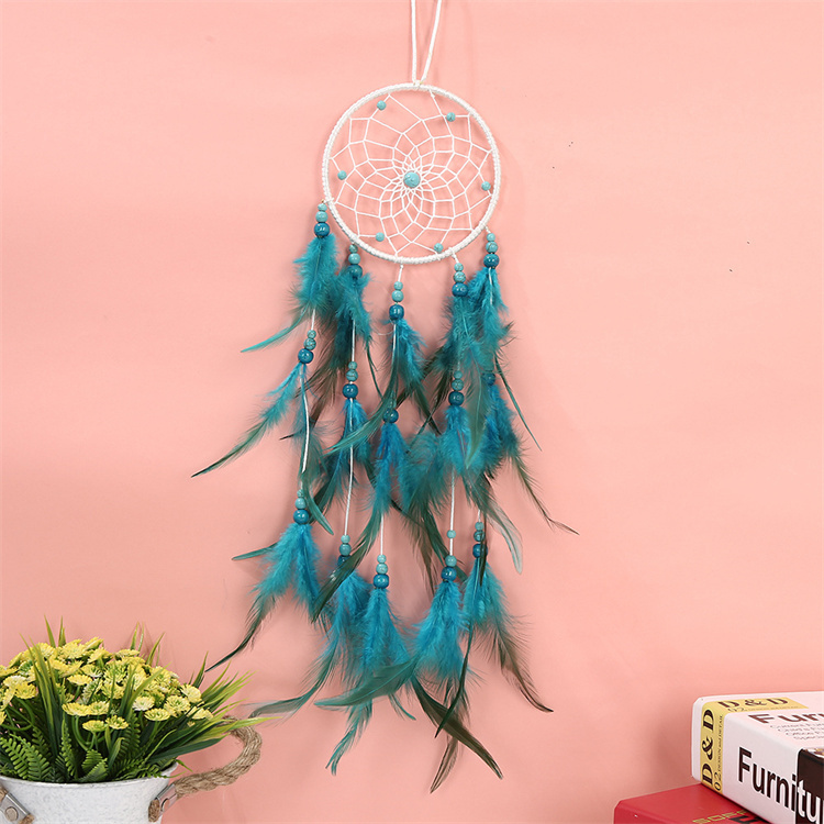 Hand woven dream catcher pendant