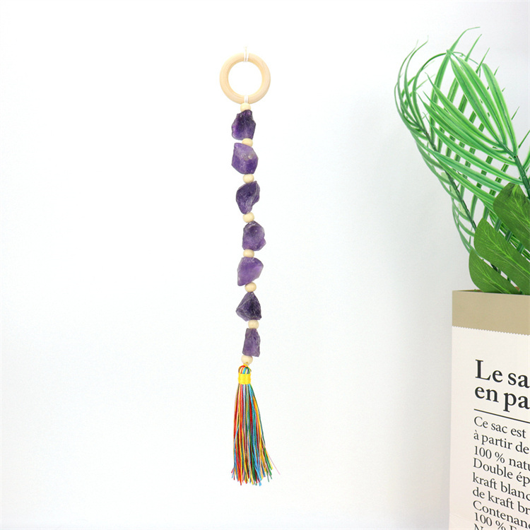 Natural Rough Crystal Beads pendant