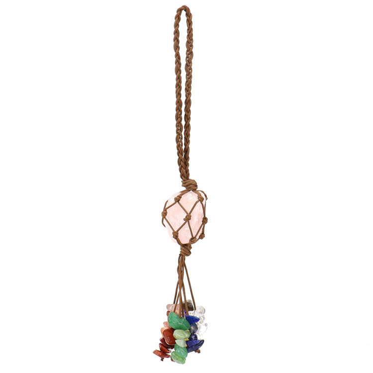 Crystal tough stone colorful pendant